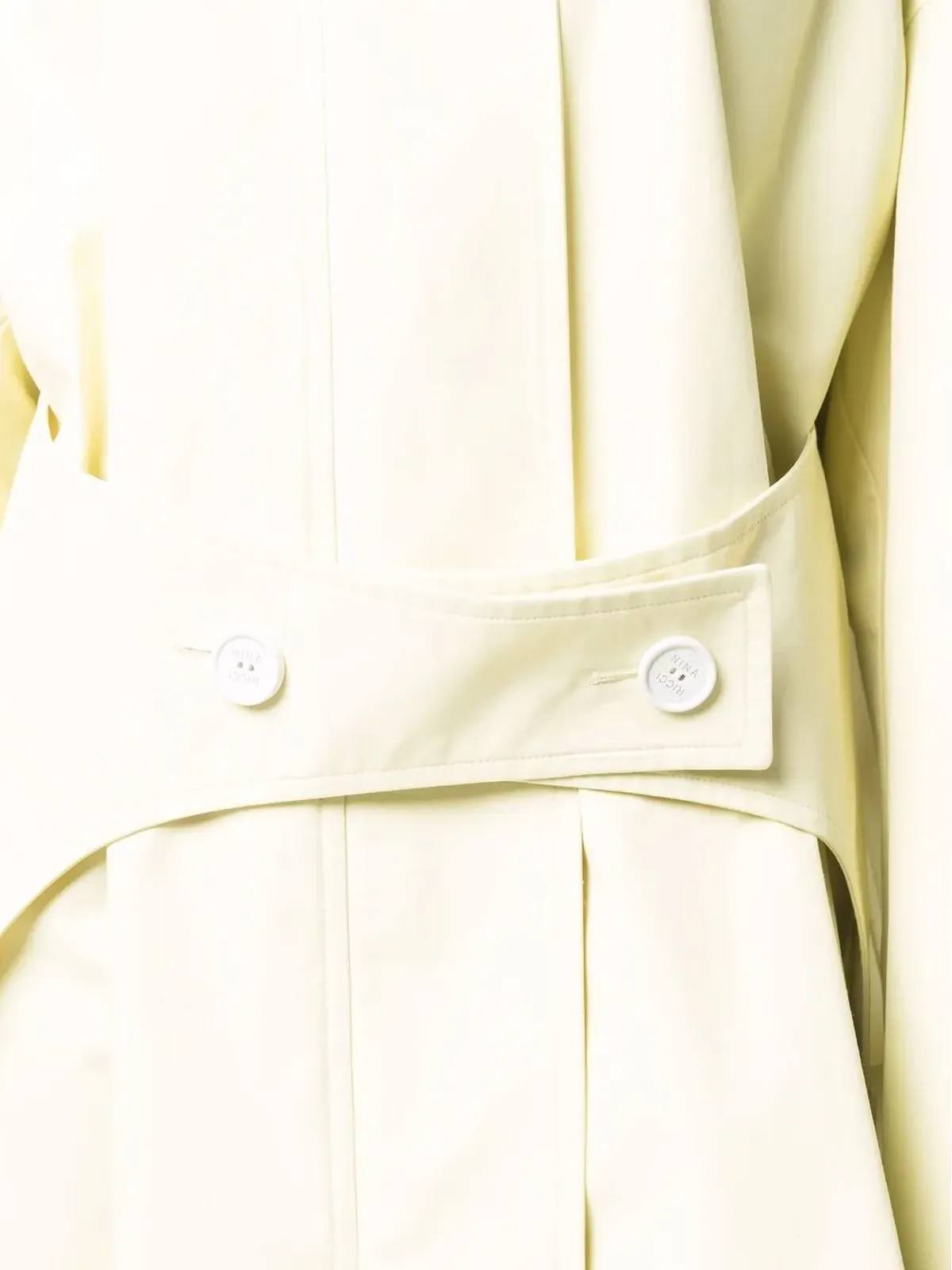 Nina Ricci ボタン留めシングルブレストコート - Yellow - 画像5