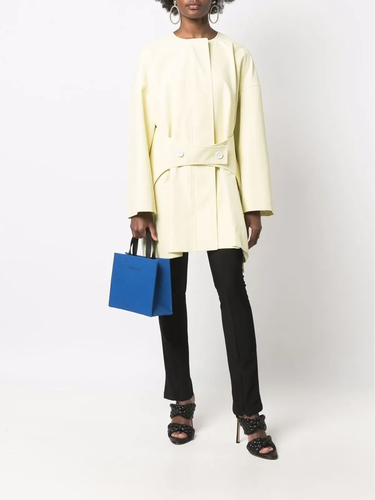 Nina Ricci ボタン留めシングルブレストコート - Yellow - 画像2