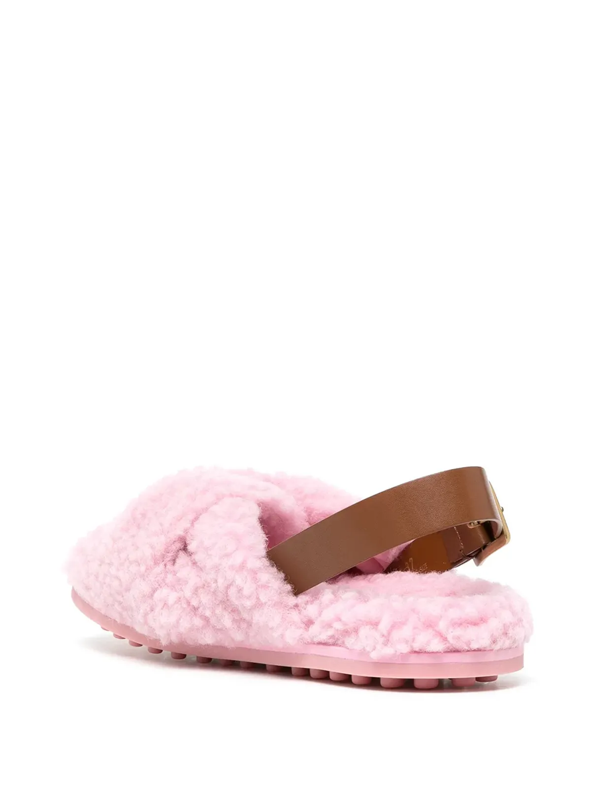 Tod's スリングバックシアリングサンダル - ピンク - 画像3