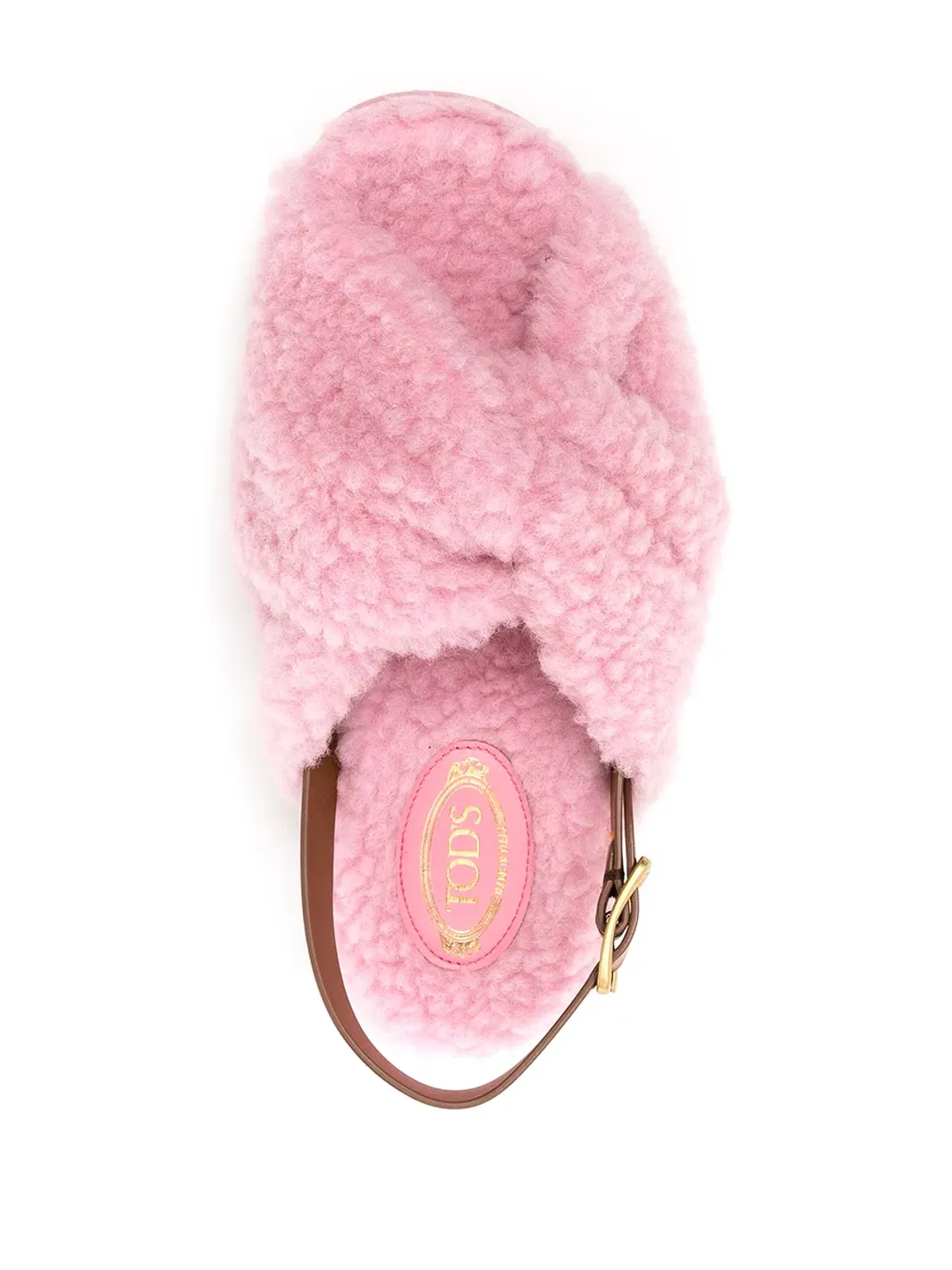 Tod's スリングバックシアリングサンダル - ピンク - 画像4
