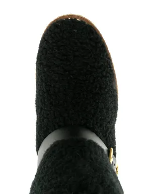 Tod's プラットフォーム シアリング アンクルブーツ ブラック - サムネイル4