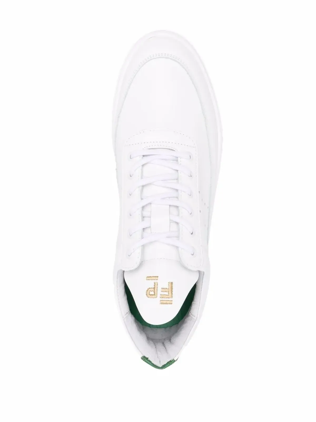 Filling Pieces ブランデッド ヒールカウンター スニーカー（ホワイト） - 画像4