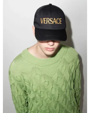 Versace 刺繍ロゴ コットンキャップ - サムネイル2