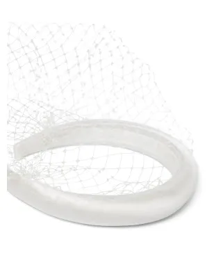 Jennifer Behr トリ ヴィオレット シルク ヘッドバンド - ホワイト - サムネイル3