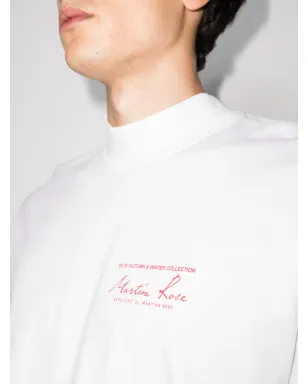 Martine Rose ロゴプリント長袖Tシャツ - サムネイル4