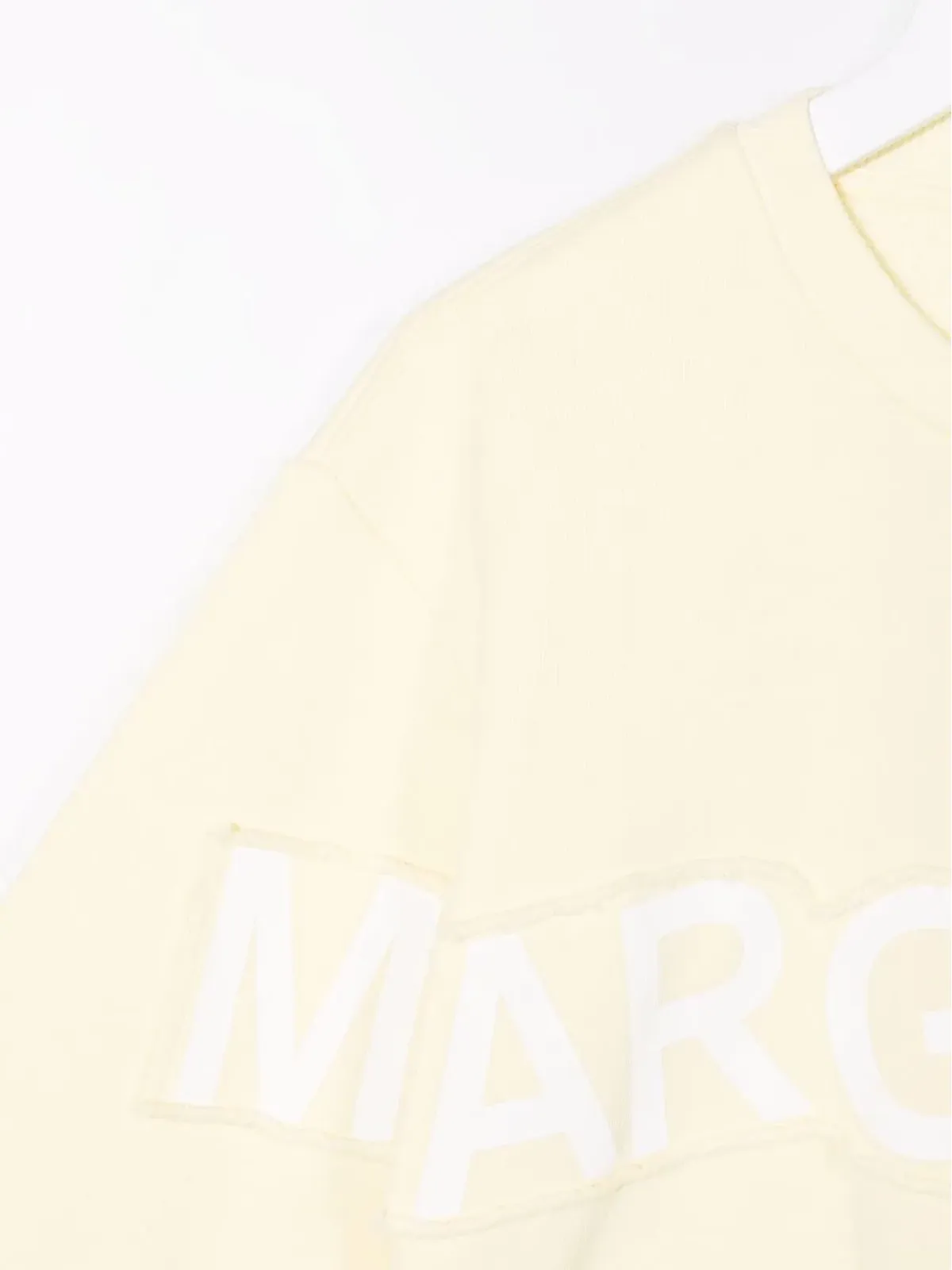 MM6 Maison Margiela Kids ロゴプリント コットン ジャンパー - 画像3