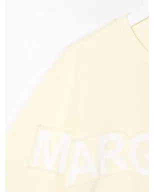 MM6 Maison Margiela Kids ロゴプリント コットン ジャンパー - サムネイル3