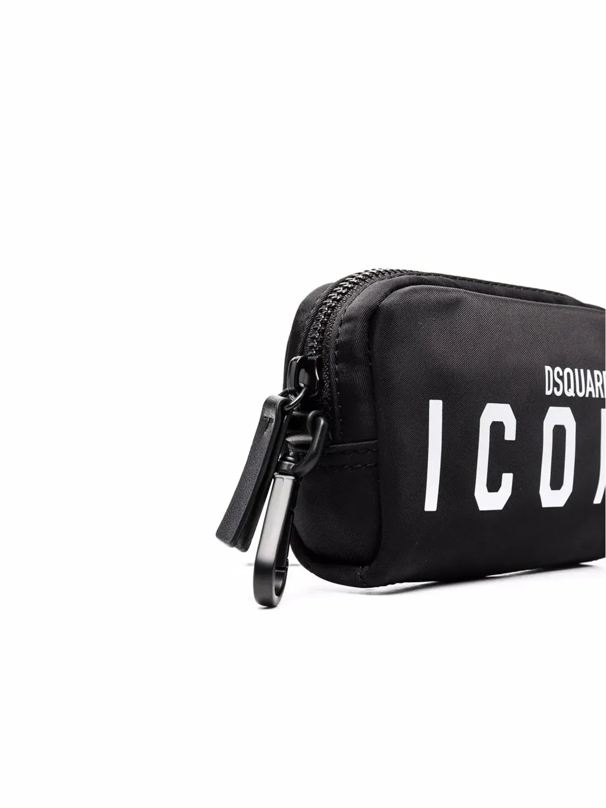 DSQUARED2 ロゴプリント メイクアップバッグ - ブラック - 画像3
