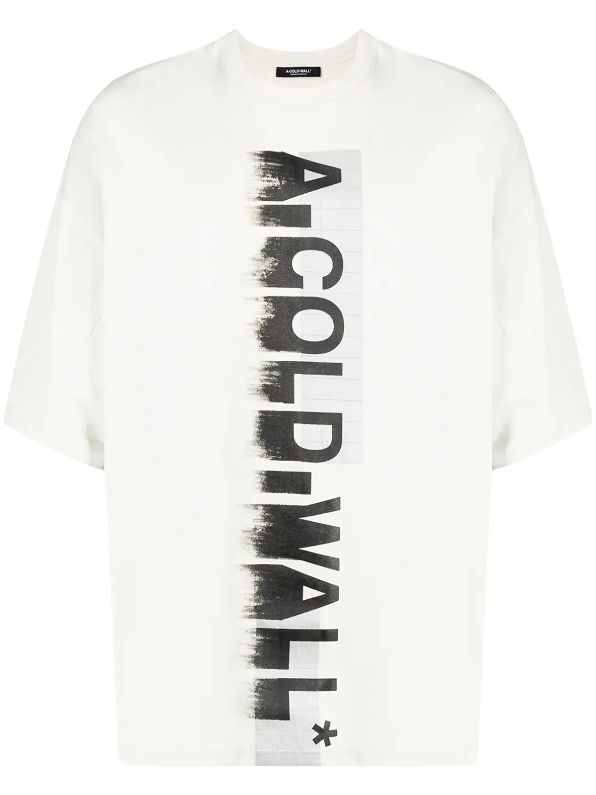 A-COLD-WALL* ぼかしロゴプリントTシャツ - Neutrals - 画像1