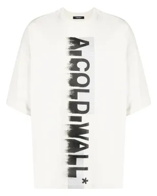 A-COLD-WALL* ぼかしロゴプリントTシャツ - Neutrals - サムネイル1