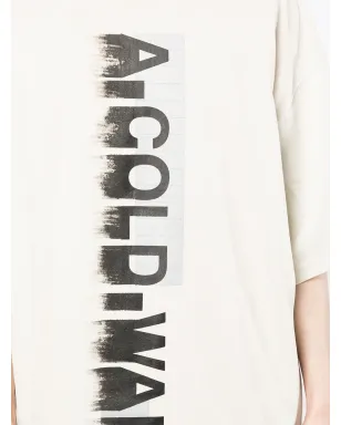 A-COLD-WALL* ぼかしロゴプリントTシャツ - Neutrals - サムネイル5