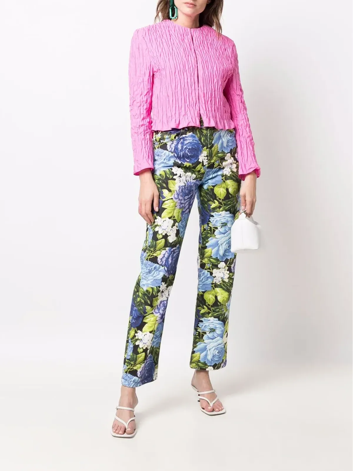 MSGM ラッフルディテール ブラウス - 画像2