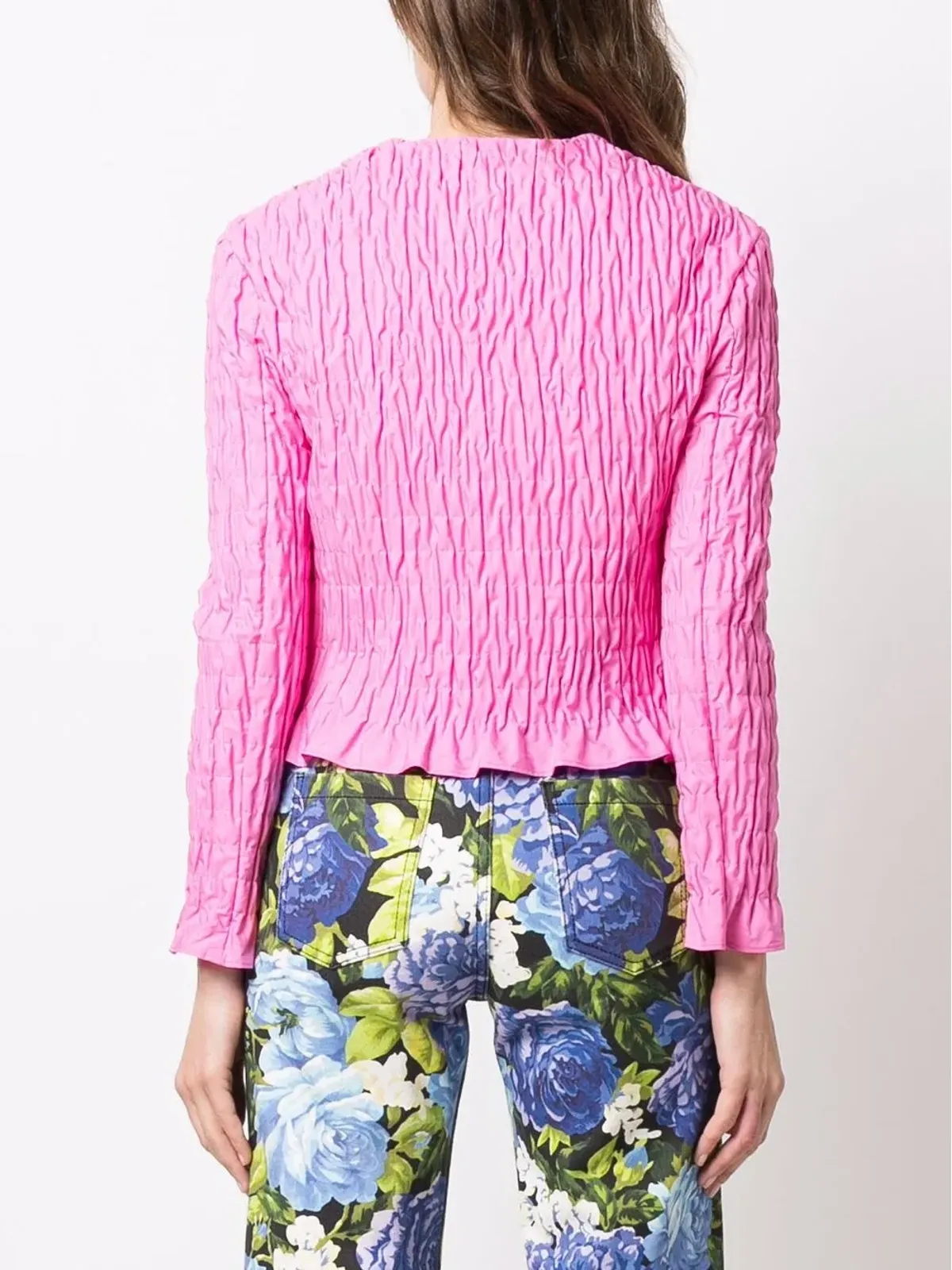 MSGM ラッフルディテール ブラウス - 画像4