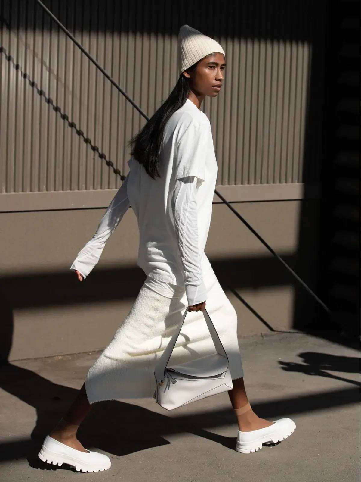 Jil Sander リブ編みニットビーニー - 画像4