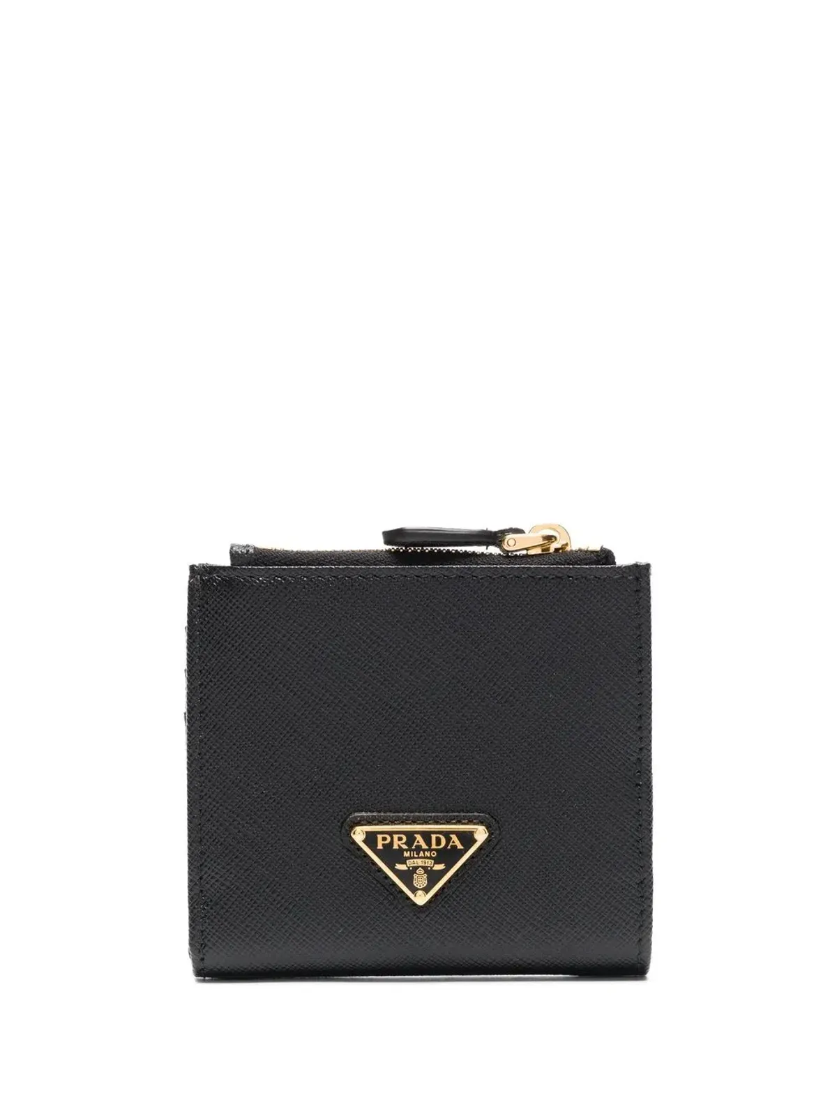 Prada ロゴプレート コンパクトウォレット - 画像1