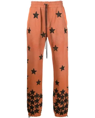 AMIRI スターアップリケ トラックパンツ オレンジ - サムネイル1