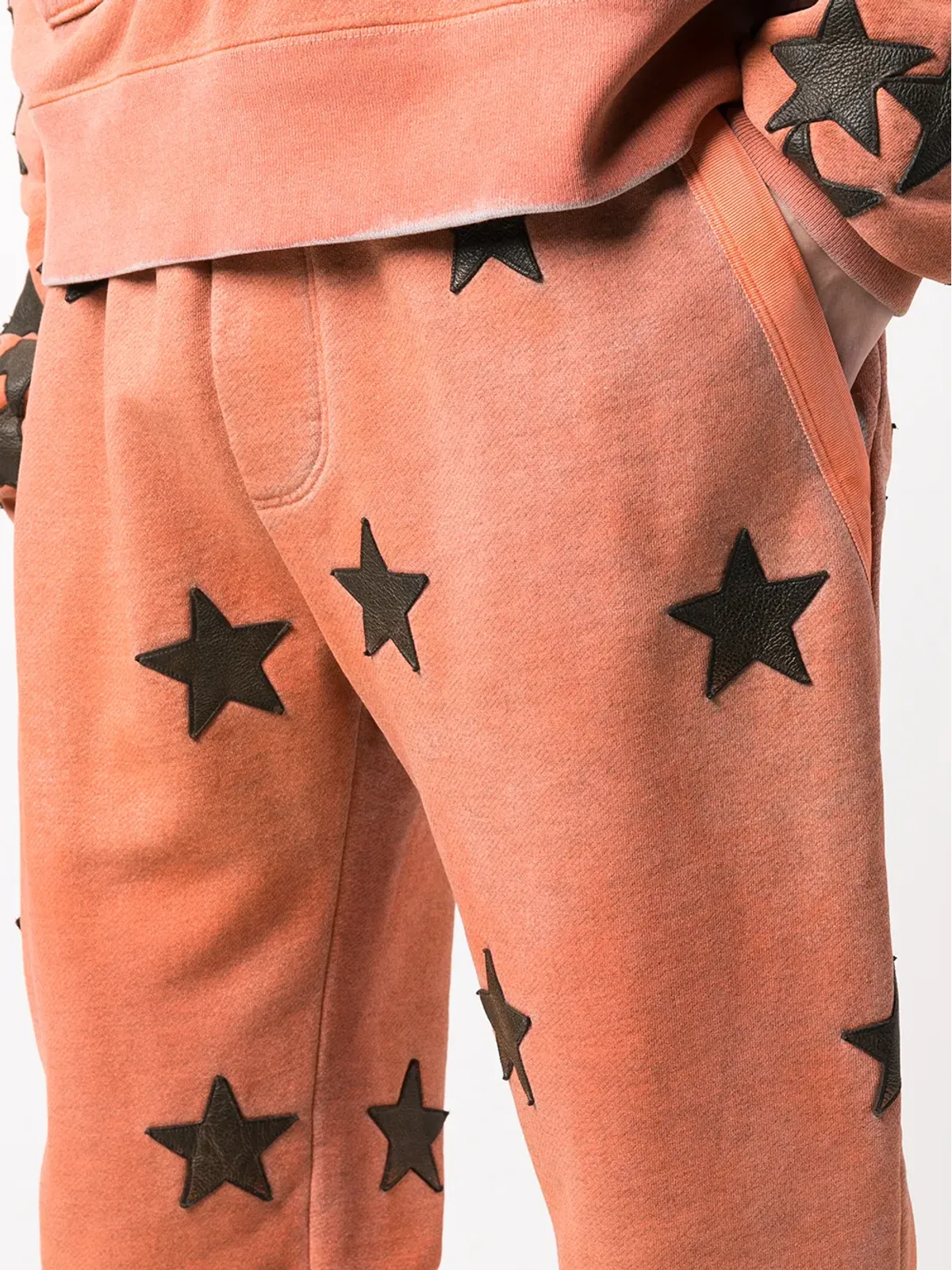 AMIRI スターアップリケ トラックパンツ オレンジ - 画像5