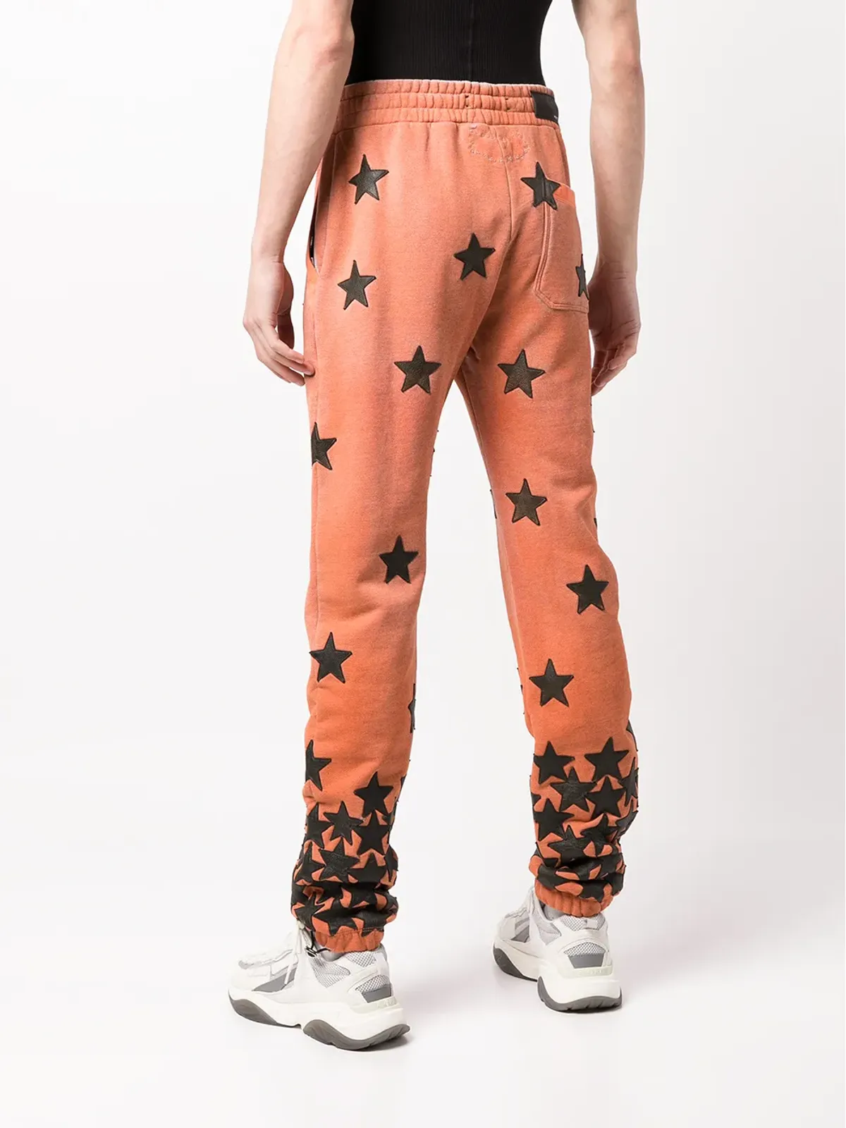 AMIRI スターアップリケ トラックパンツ オレンジ - 画像4