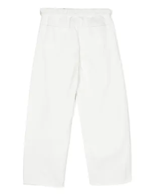 MM6 Maison Margiela Kids 前開きボタン付きストレートジーンズ - White - サムネイル2