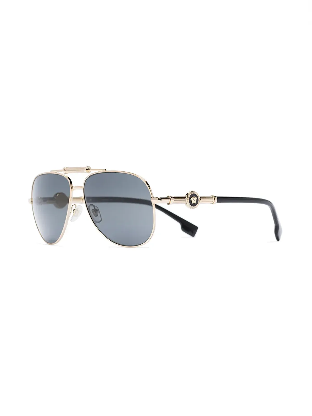 Versace Eyewear メデューサヘッド パイロットフレーム サングラス - 画像2