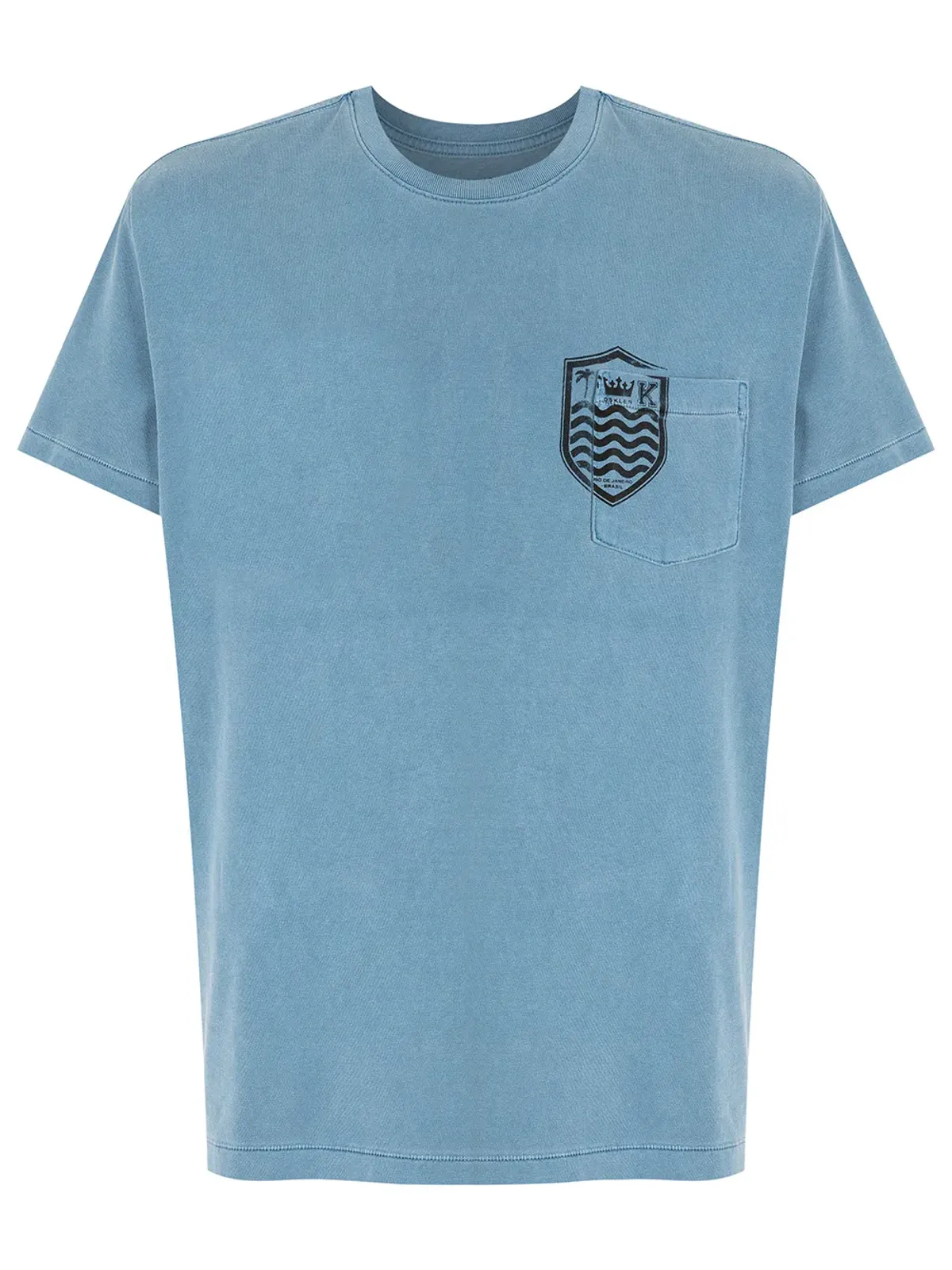 Osklen ロゴプリント胸ポケット Tシャツ - 画像1