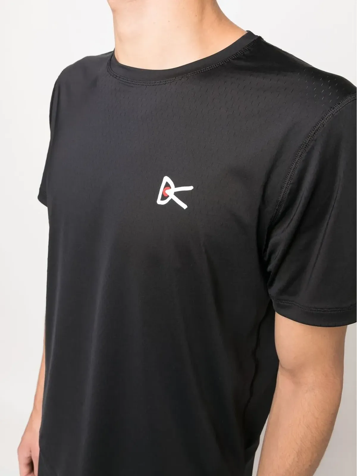 District Vision ロゴプリント Tシャツ ブラック - 画像5