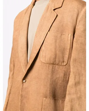 Federico Curradi ノッチド・ラペル・シングルブレストブレザー - Neutrals - サムネイル5