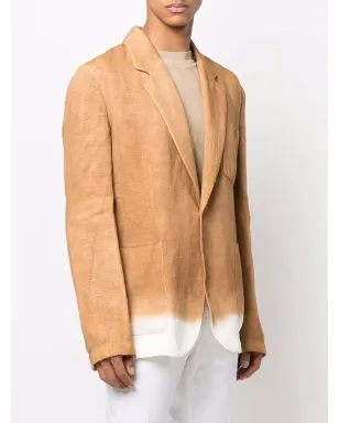 Federico Curradi ノッチド・ラペル・シングルブレストブレザー - Neutrals - サムネイル3
