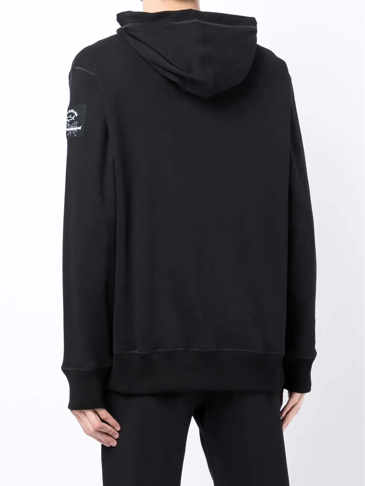 White Mountaineering ロゴプリント コットンフーディー - 画像4