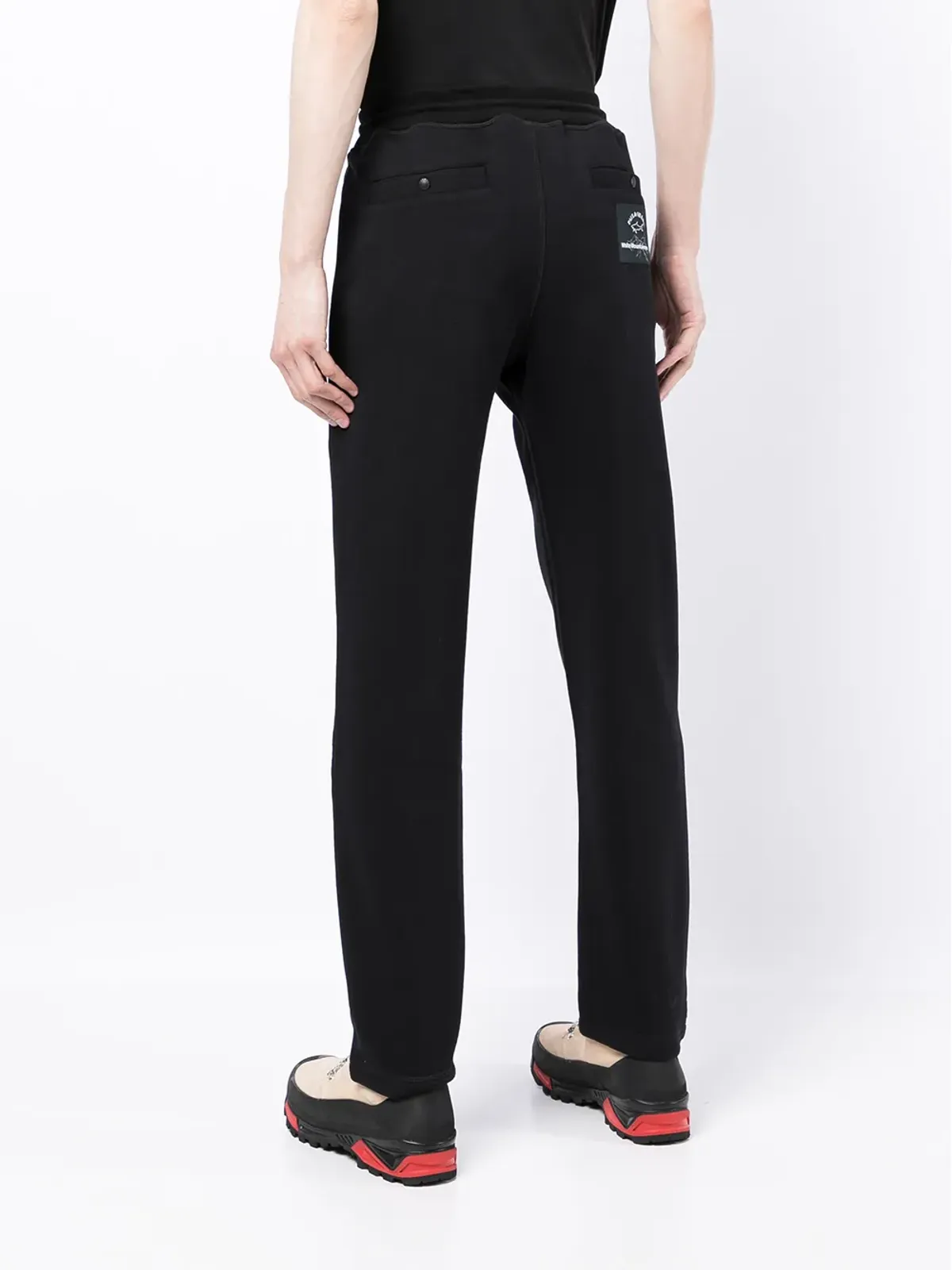 White Mountaineering ロゴプリント コットン スウェットパンツ - 画像4