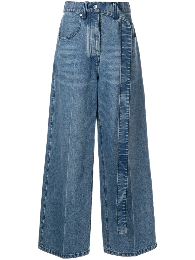 Alexander Wang Alexander Wang ハイウエスト ワイドジーンズの商品画像