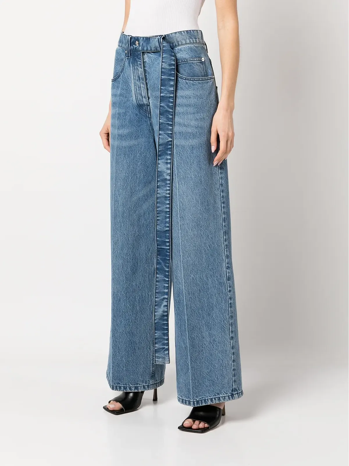 Alexander Wang ハイウエスト ワイドジーンズ - 画像3