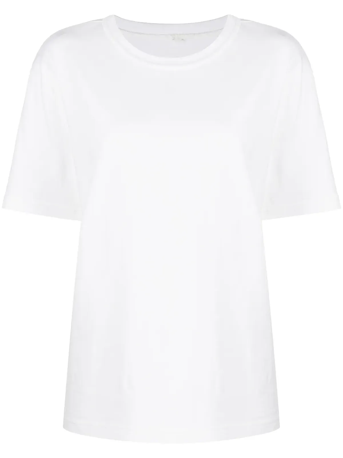 Alexander Wang ラバーライズド・ロゴ コットン Tシャツ - White - 画像1