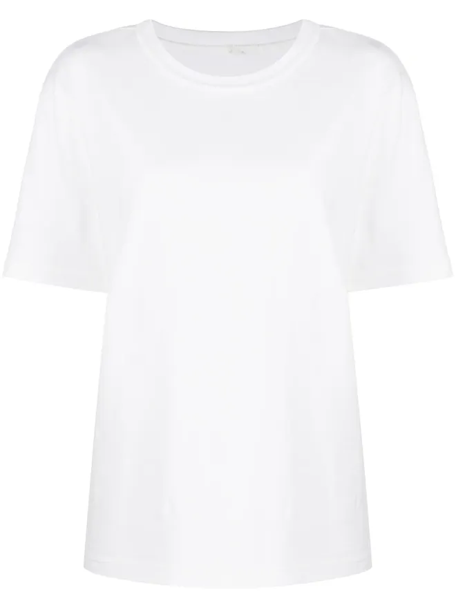 Alexander Wang Alexander Wang ラバーライズド・ロゴ コットン Tシャツ - Whiteの商品画像