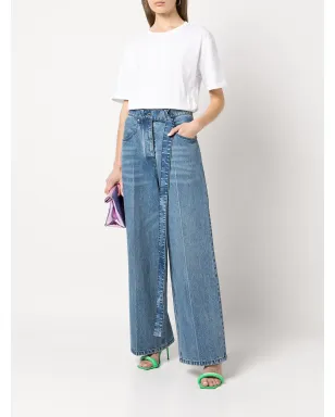 Alexander Wang ラバーライズド・ロゴ コットン Tシャツ - White - サムネイル2