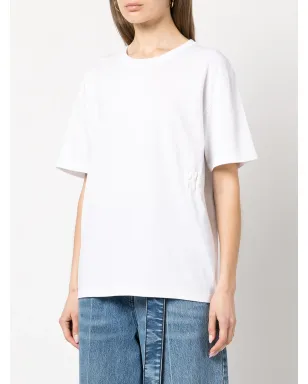 Alexander Wang ラバーライズド・ロゴ コットン Tシャツ - White - サムネイル3