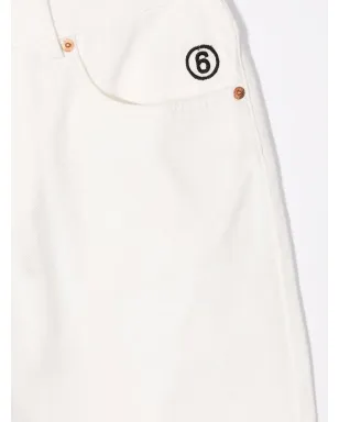 Maison Margiela TEEN 刺繍ロゴ入りデニムショーツ - サムネイル3