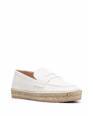 Gianvito Rossi 編み込みラフィア エスパドリーユ - White - サムネイル2