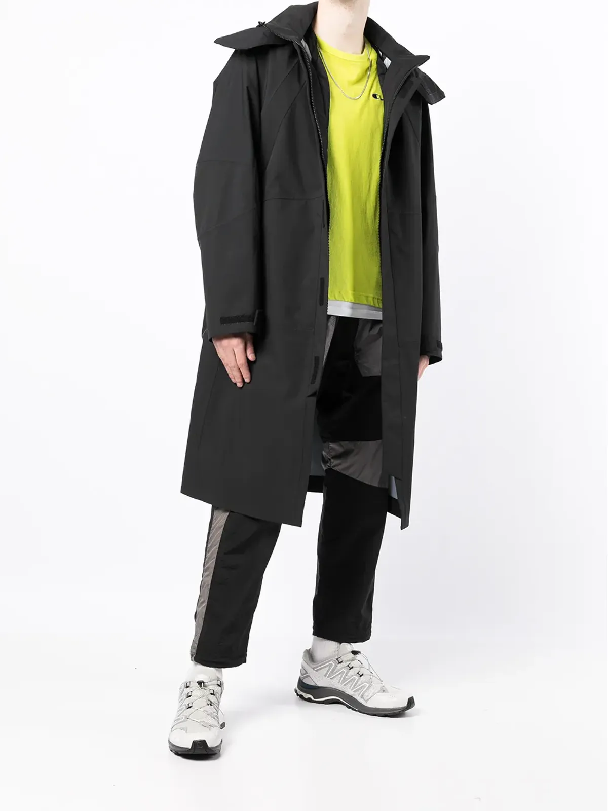 White Mountaineering ロゴパッチ付きフードジャケット - 画像2