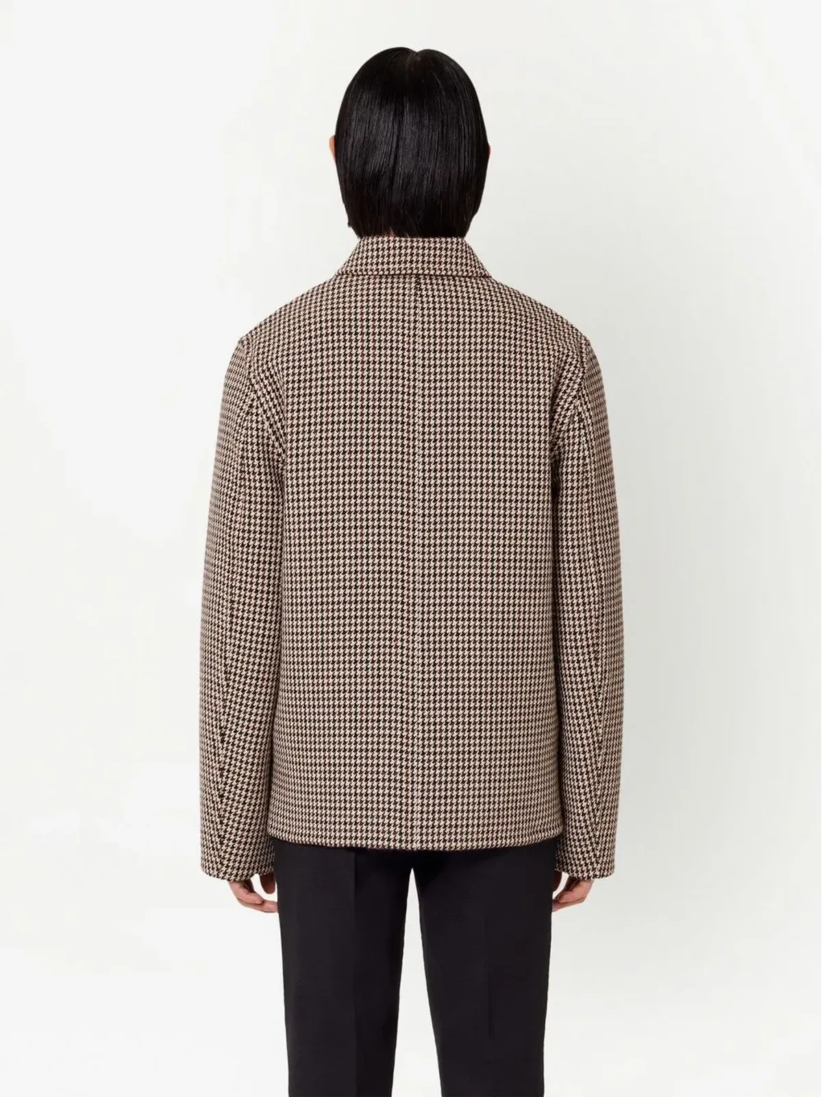 AMI Paris 千鳥格子柄シングルブレストジャケット - 画像4
