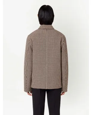 AMI Paris 千鳥格子柄シングルブレストジャケット - サムネイル4