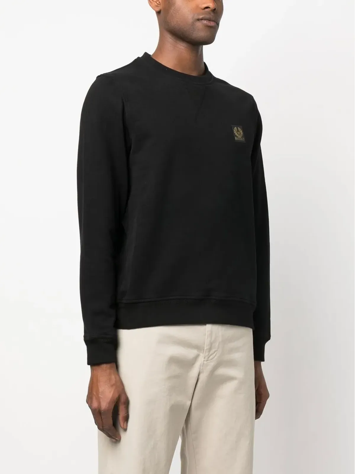 Belstaff ロゴパッチ コットン スウェットシャツ - 画像3