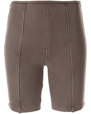 Alexander Wang ハイウェスト コットン サイクリングショーツ - ブラウン - サムネイル1