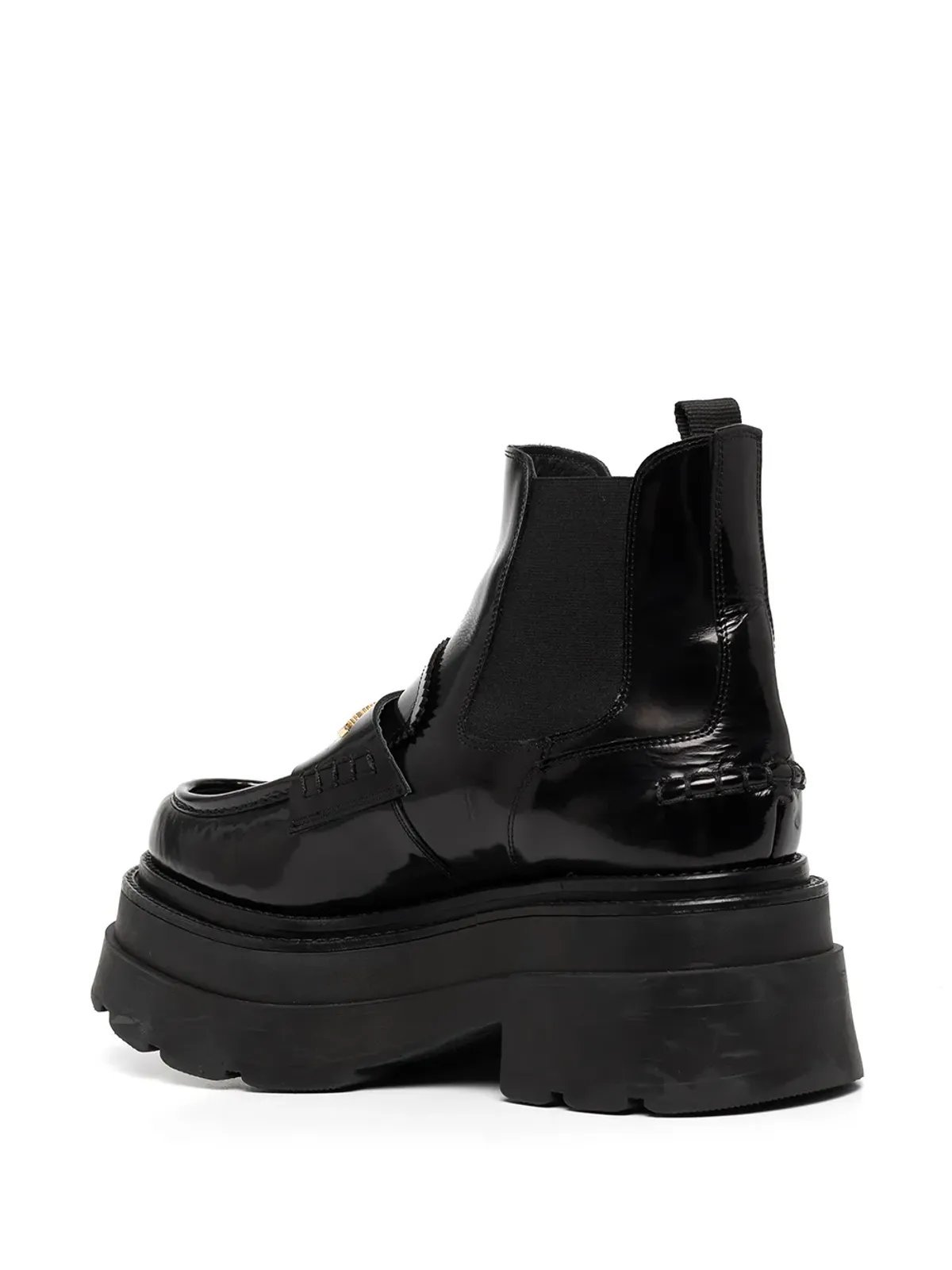 Alexander Wang ロゴプレート付き チャンクソール ブーツ - 画像3