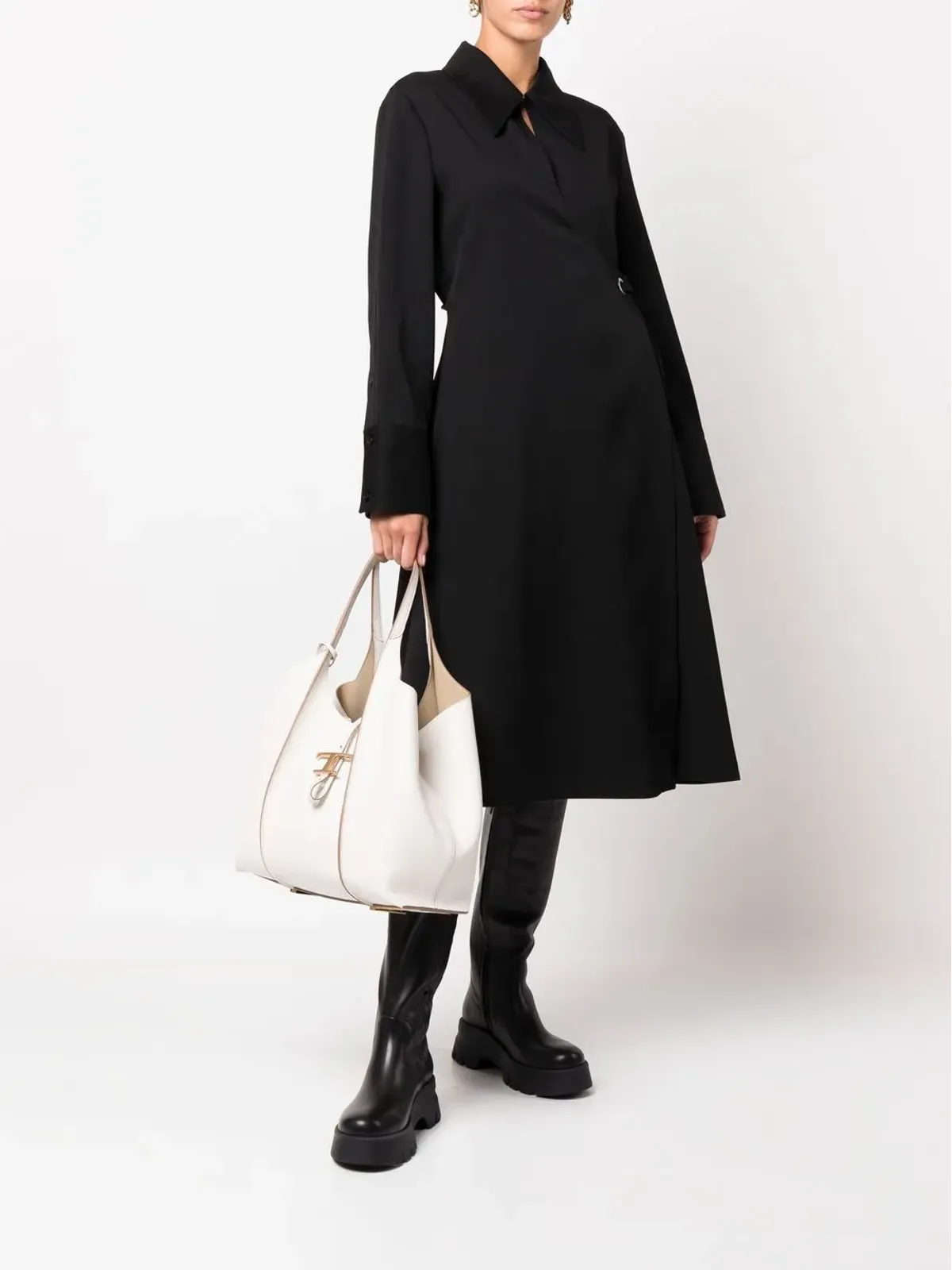 Tod's レザー トートバッグ - 画像2