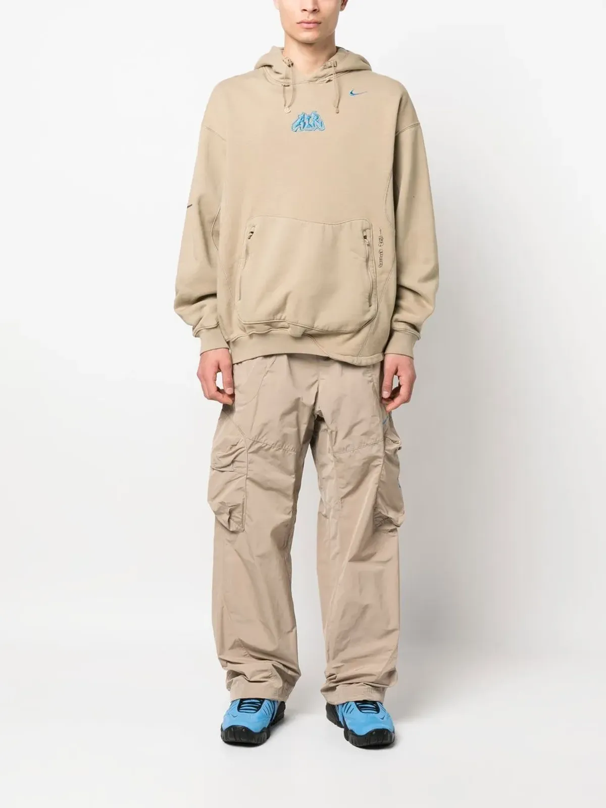 Nike X Off-White スウッシュロゴディテールのフーディー - 画像2