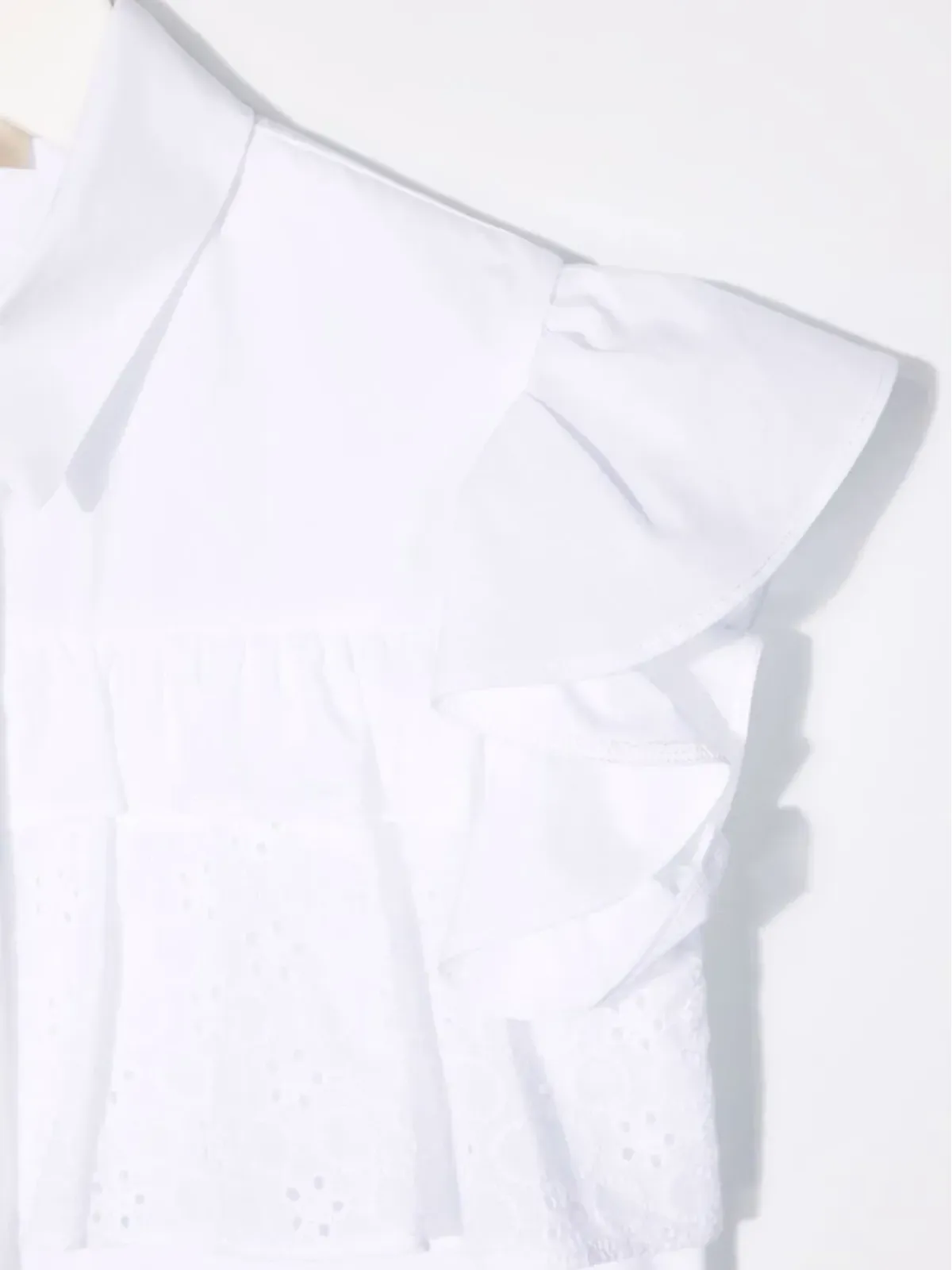 ELIE SAAB JUNIOR ruffled-trim sleeveless shirt - 画像3