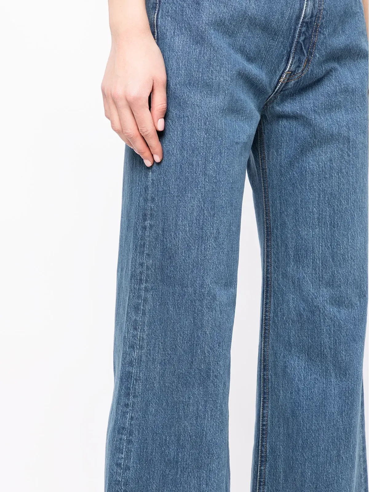 Tu es mon Tresor The Amber 3Year flared jeans - Blue - 画像5