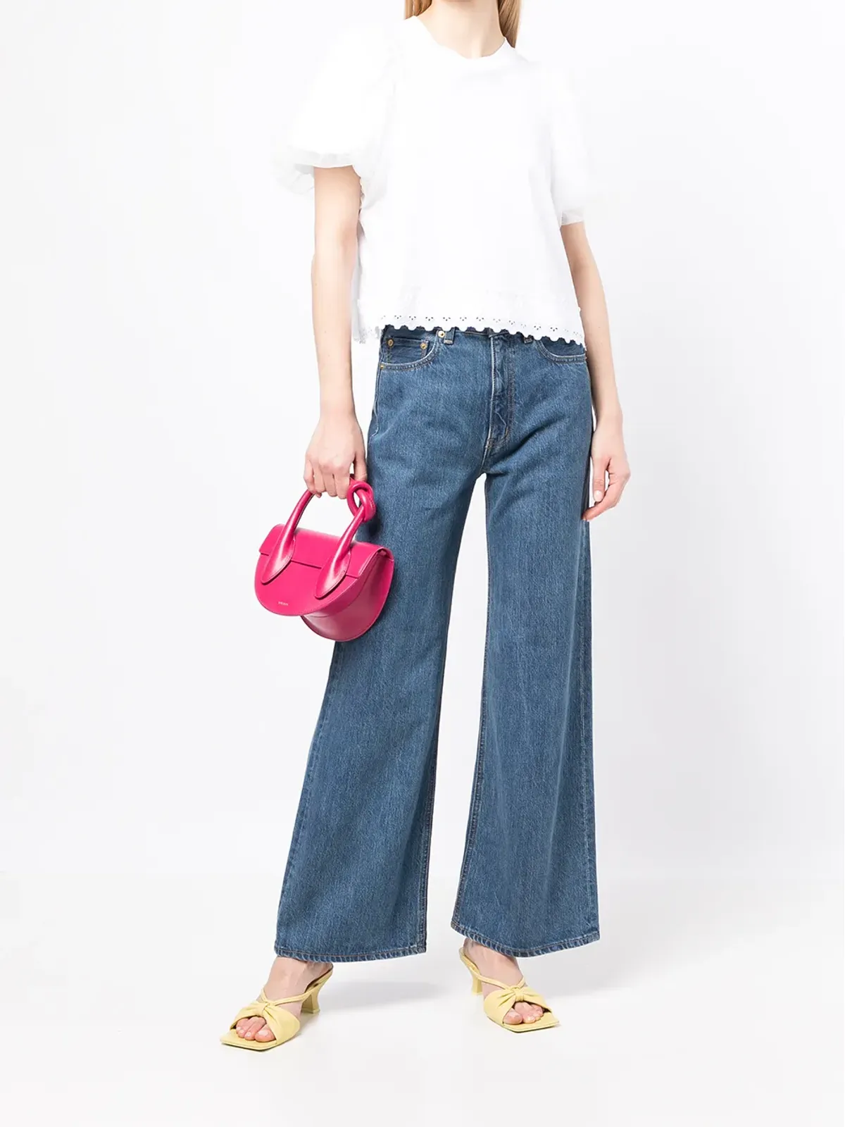 Tu es mon Tresor The Amber 3Year flared jeans - Blue - 画像2