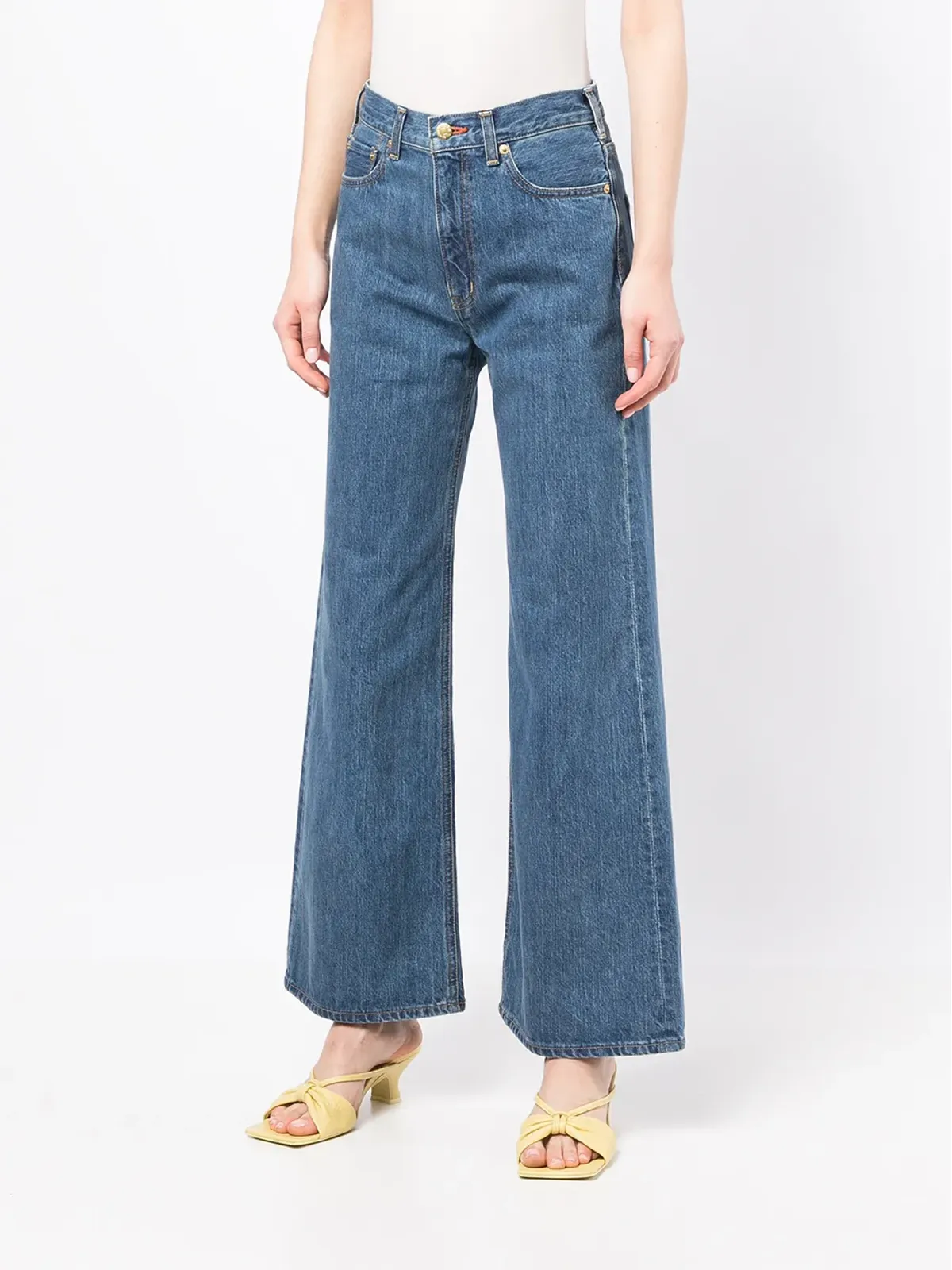 Tu es mon Tresor The Amber 3Year flared jeans - Blue - 画像3
